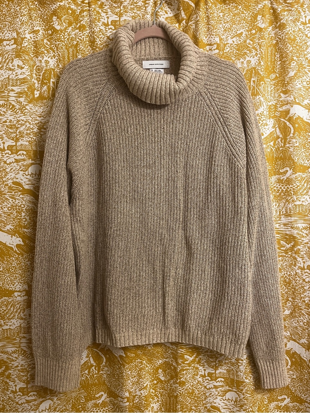 UO Oversized Cotton Turtleneck Sweater